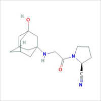 तरल 1 - (2- (3-हाइड्रॉक्सी-1-एडमैंटाइल) अमीनो) एसिटाइल) पाइरोलिडीन-2-कार्बोनिट्राइल