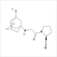 1 - (2- (3-हाइड्रॉक्सी-1-एडमैंटाइल) एमिनो) एसिटाइल) पाइरोलिडीन-2-कार्बोनिट्राइल