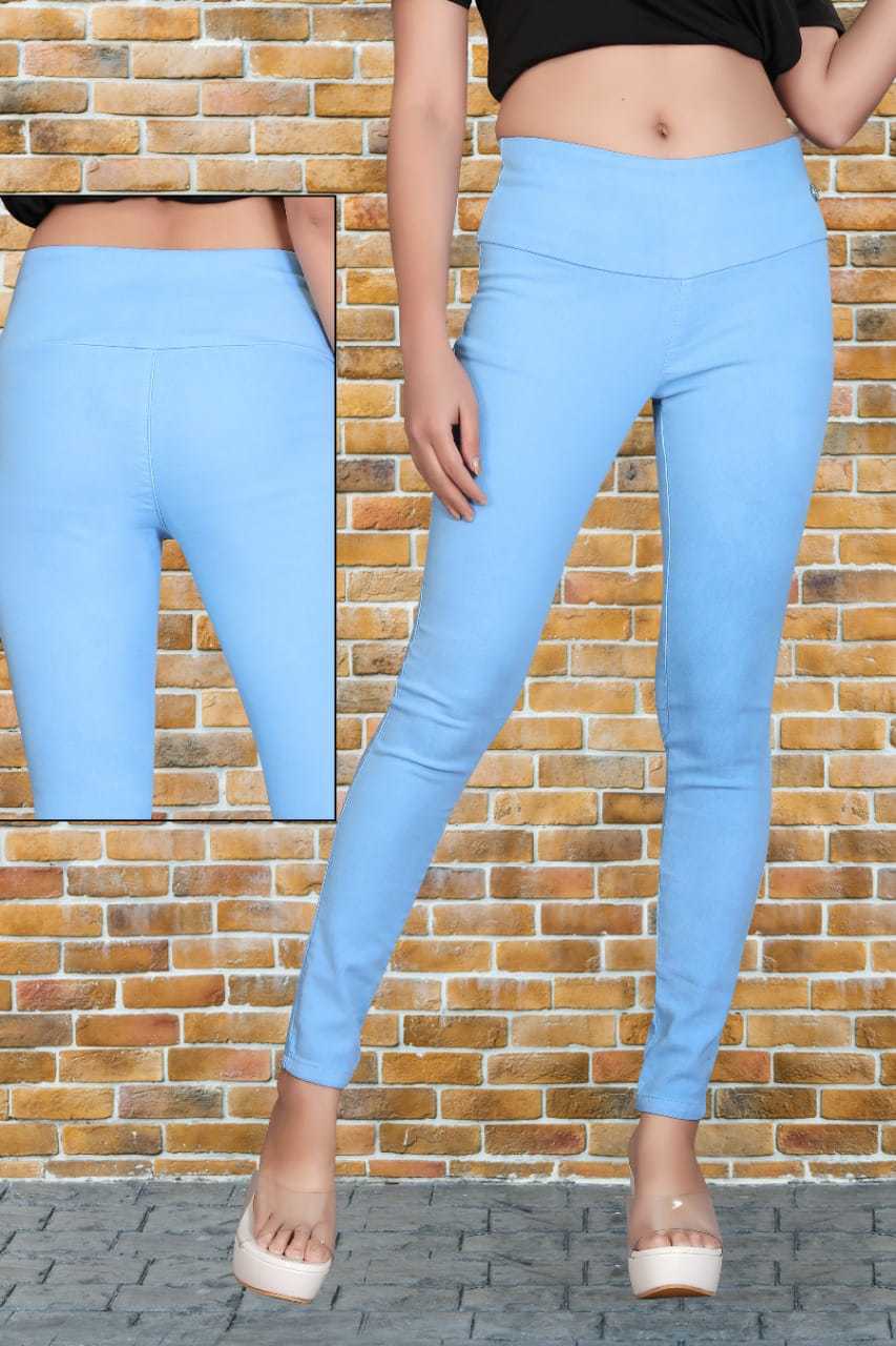 Summer Denim Legging Privaa Denim Solid Stretchable Pant Collection
