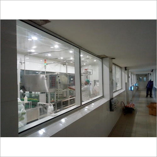 Modular Clean Rooms Panels Doors - Color: Blue