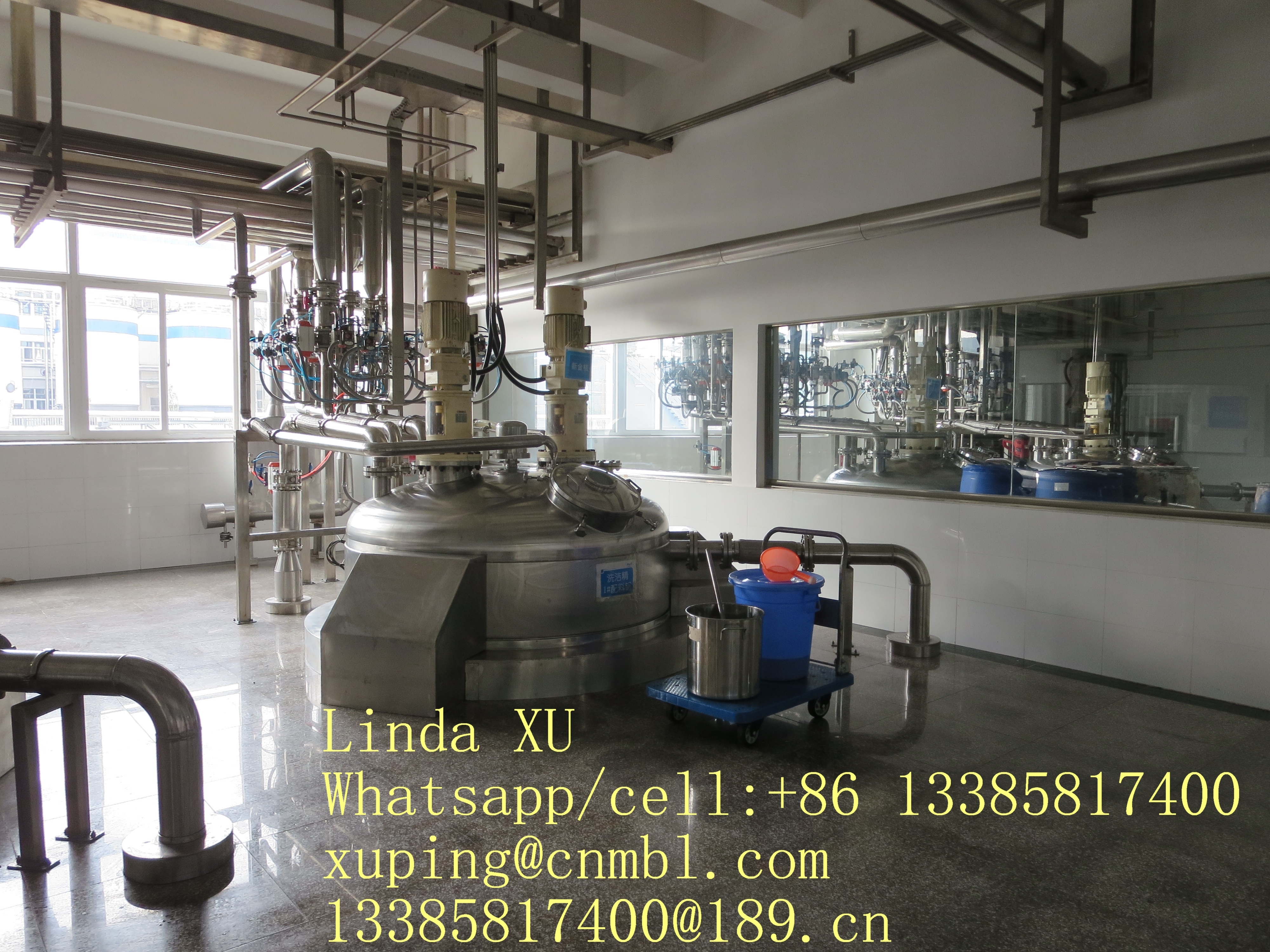 Industrial Chemical Dosing Tank With Agitator For Detergent Production Line