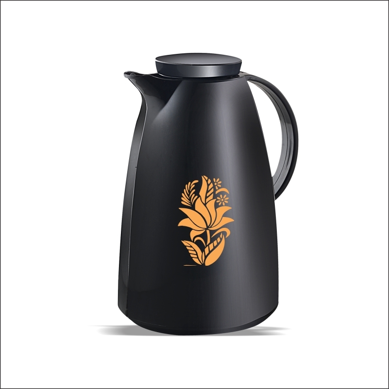 Red Glass Vaccum Flask