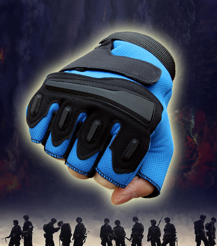 Outdoor Gloves - Breathable Cloth, Half-finger Design | Protect Hands During Cycling, Mountain Climbing, And Fitness Activities, Available In Sizes M, L, Xl