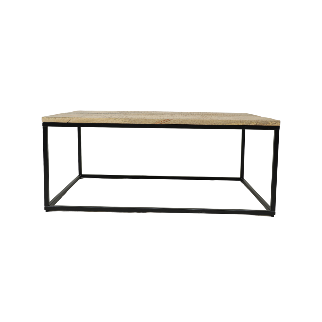 Handmade Solid Wood Rectangular Coffee Table