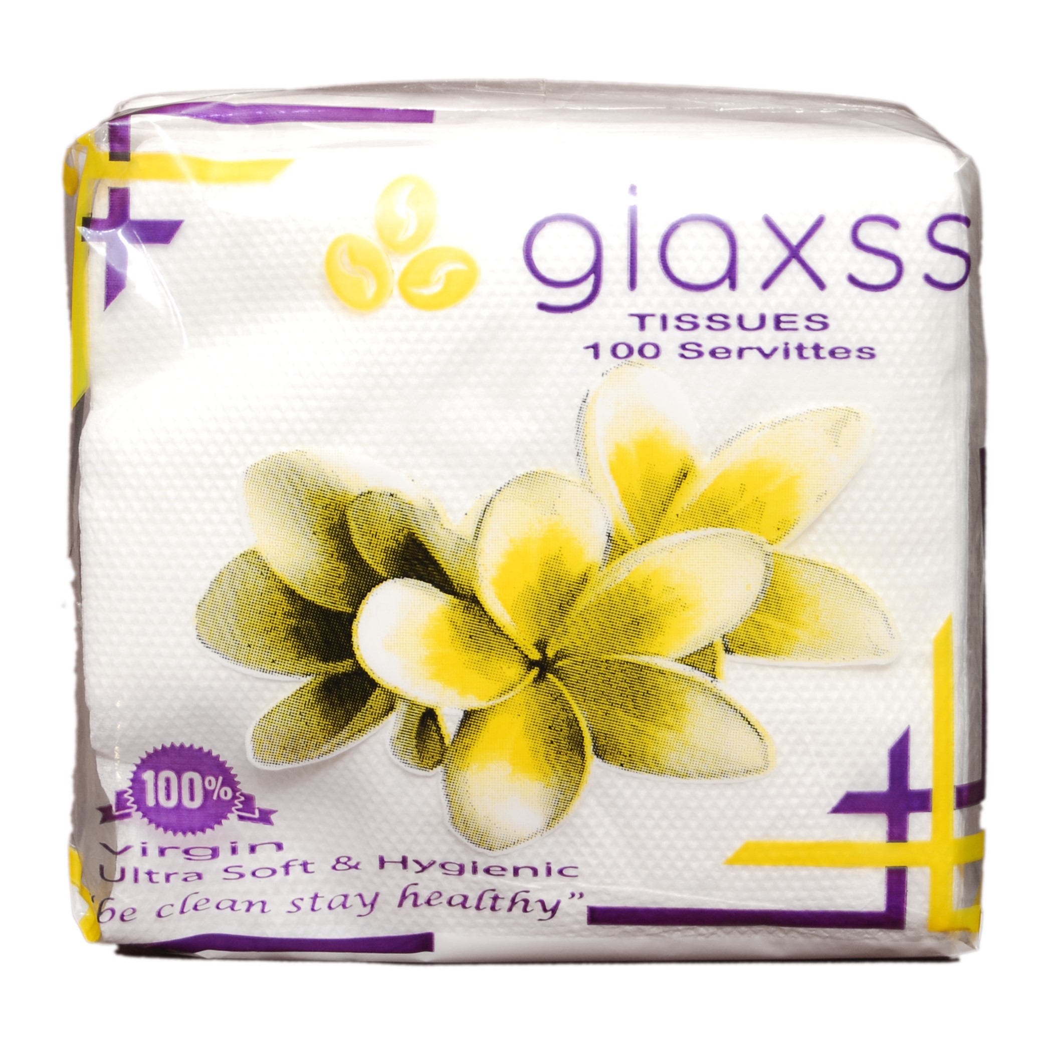 Glaxss Tissue Paper Napkin 1 Ply 30x30 Cm Application: Hotel