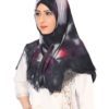 Indian Trending Tie  Dye Hijab  Orange