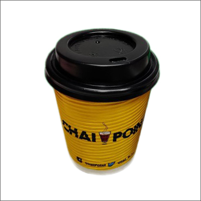 व्हाइट 73 एमएम पेपर ग्लास सिपर लिड