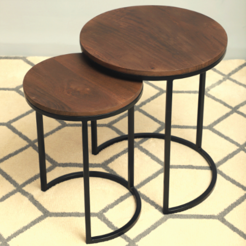 Set of 2 Modern Side Table