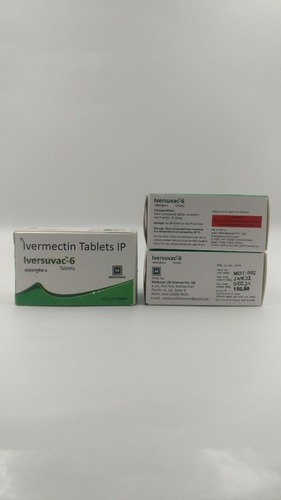 Tablets Iversuvac 6 Ivermectine 6 Mg