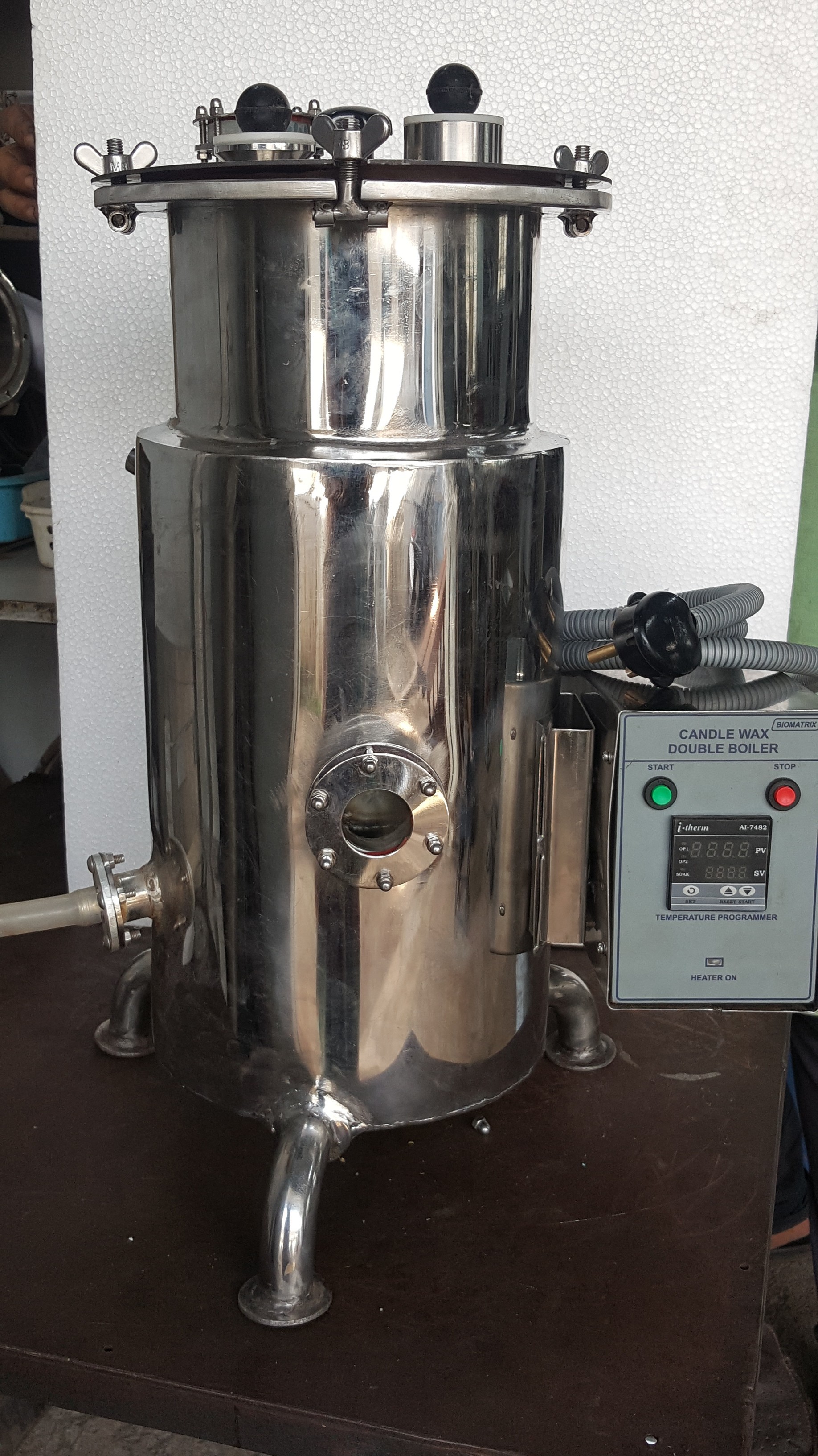 Stainless Steel Double Boiler For Soap Wax Processing