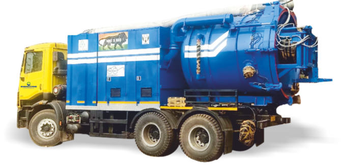 Super Sucker De Silting Jetting Machines Cold Water Cleaning