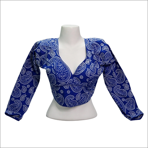 वॉशेबल लेडीज़ एम्ब्रायडरी कोलका सब्यसाची ब्लाउज़