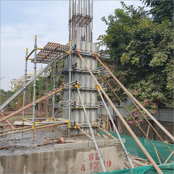 Pp Hollow Plastic Shuttering Panel - Core Material: Harwood