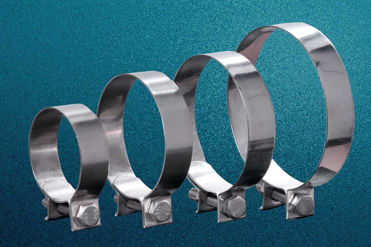 Ss Hose Clamp - Stainless Steel, 3/8" To 1-1/4" Sizes, Silver | Robust Design, Rust Resistance, Easy Installation, Customized Options