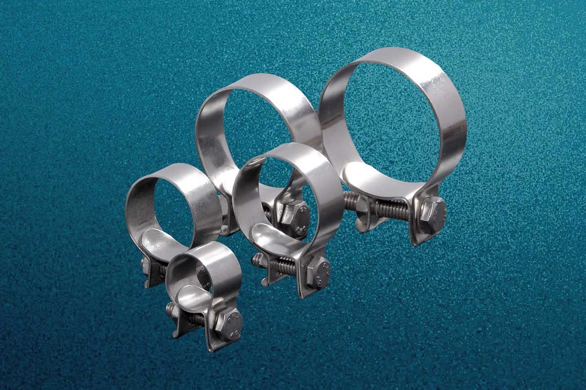 Ss Hose Clamp - Stainless Steel, 3/8" To 1-1/4" Sizes, Silver | Robust Design, Rust Resistance, Easy Installation, Customized Options