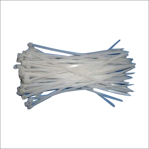 सफेद 150X2.5 मिमी नायलॉन केबल टाई