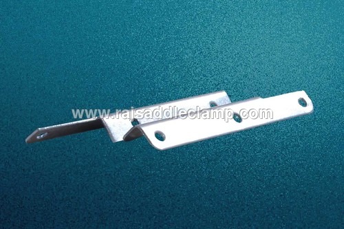 Mud Flap Clamp - Metal Construction, Silver Finish | Industrial Usage Clamp for Reliable Performance and Durability
