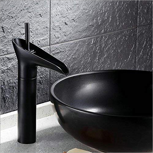 Brass Waterfall Antique Single Lever Basin Mixer Tap Size: Customize