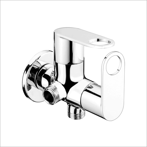 Stainless Steel Brass Deco 2 Way Angle Valve With Wall Flange