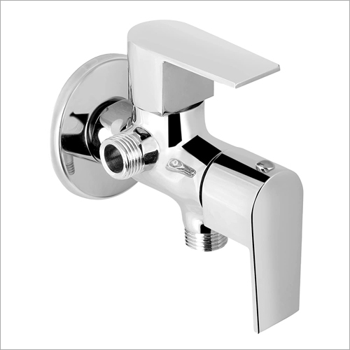 Stainless Steel Brass Recto 2 Way Angle Valve With Wall Flange