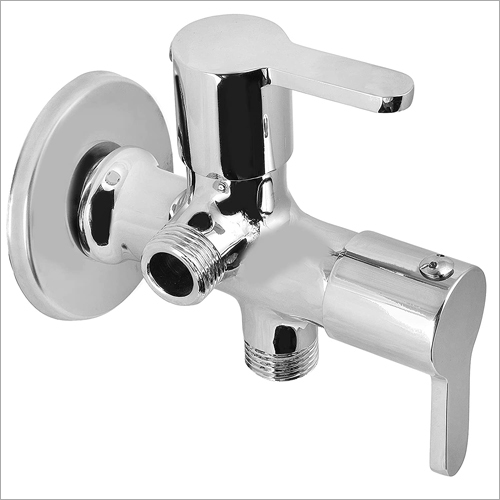 Stainless Steel Brass Fusion 2 Way Angle Valve With Wall Flange
