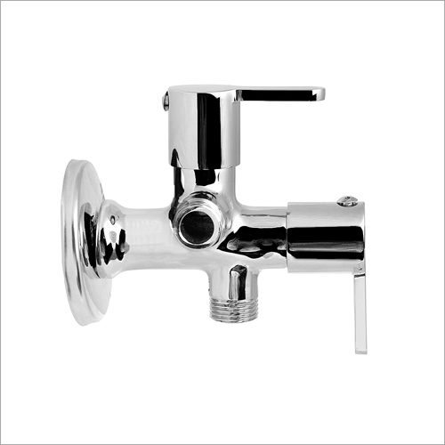 Stainless Steel Brass Fusion 2 Way Angle Valve With Wall Flange