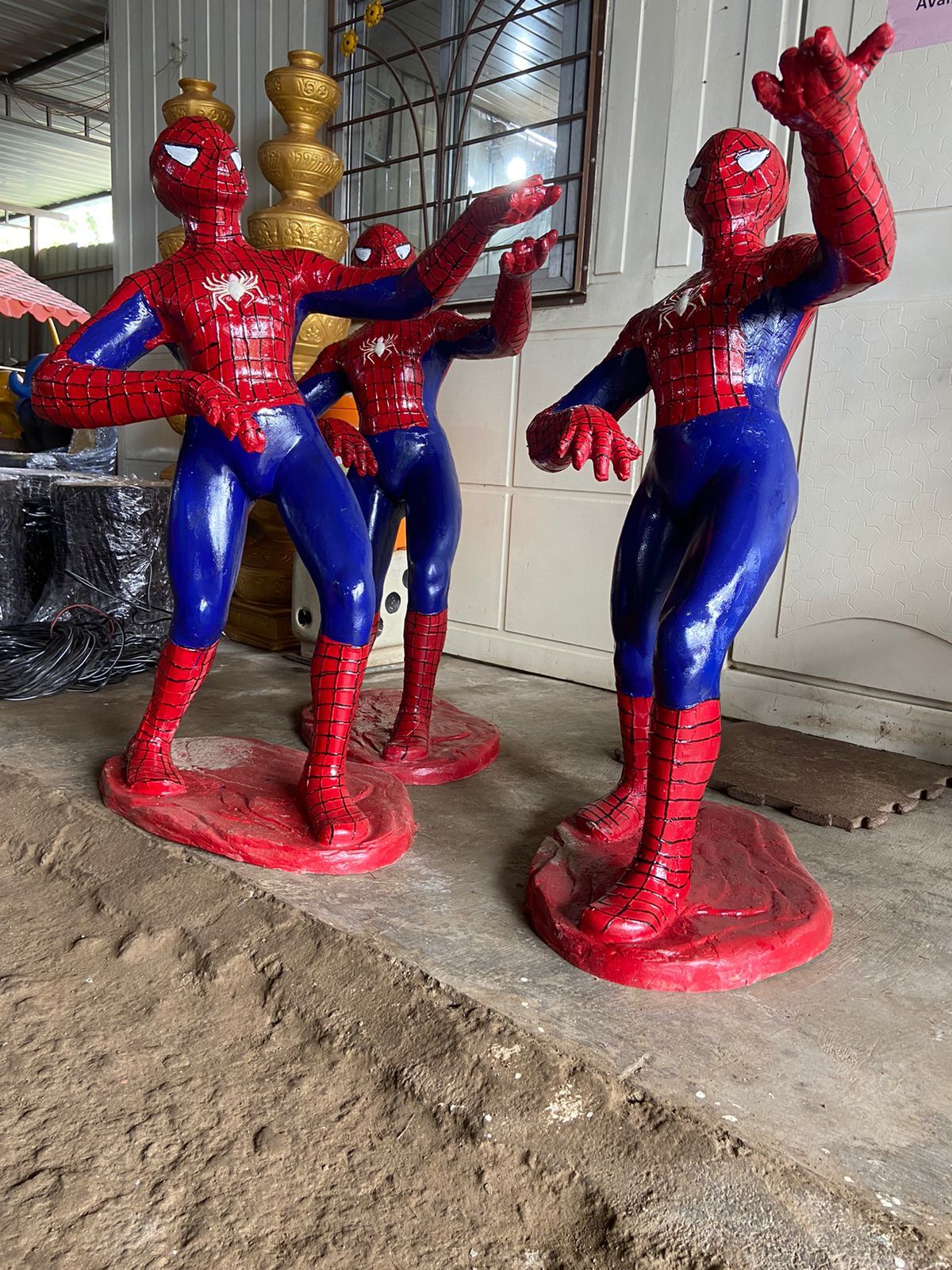 Red & Blue Spiderman Statue