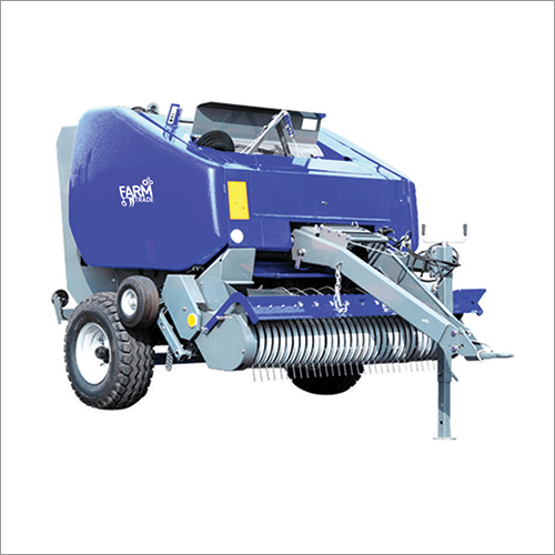 Round Baler - Steel, 3.5m x 2.5m x 1.8m , 500kg Bale Weight, 1.2m Bale Diameter, 50hp Power, 6 Rollers, 1500kg Total Weight