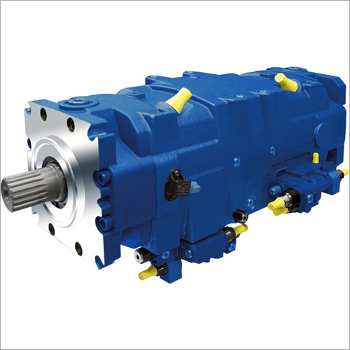 A28VLO Rexroth Axial Piston Variable Double Pump - High Pressure, Electric, Blue MS Material, Designed for Industrial Usage
