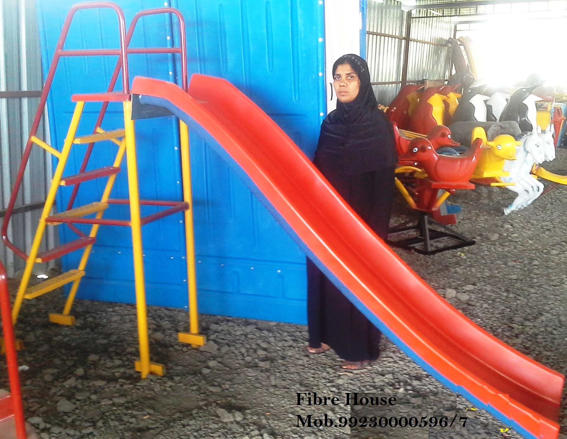 Outdoor Playground P 2 Frp Slide 7ft