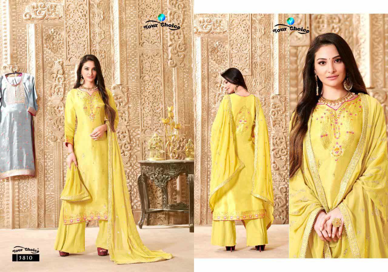 Embroidered Rayon Palazzo Salwar Suits