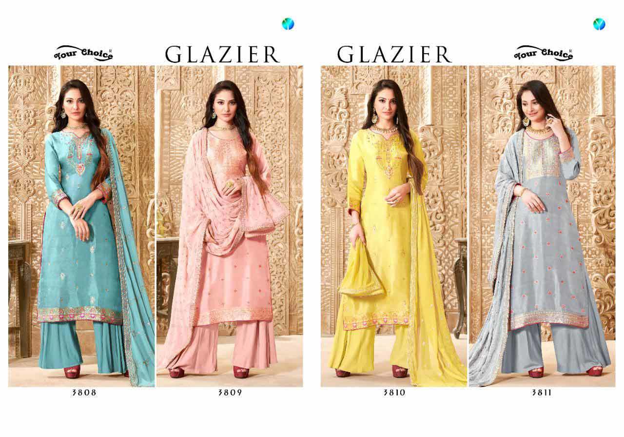 Embroidered Rayon Palazzo Salwar Suits