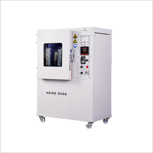 Aging Oven Tester - Small Size, Semi-Automatic Operation | High Precision Temperature Control, Rotational Heat Exposure, Enhanced Viewing Window
