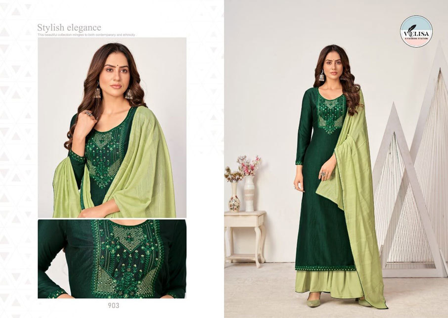 Embroidered Rayon Palazzo Salwar Suits