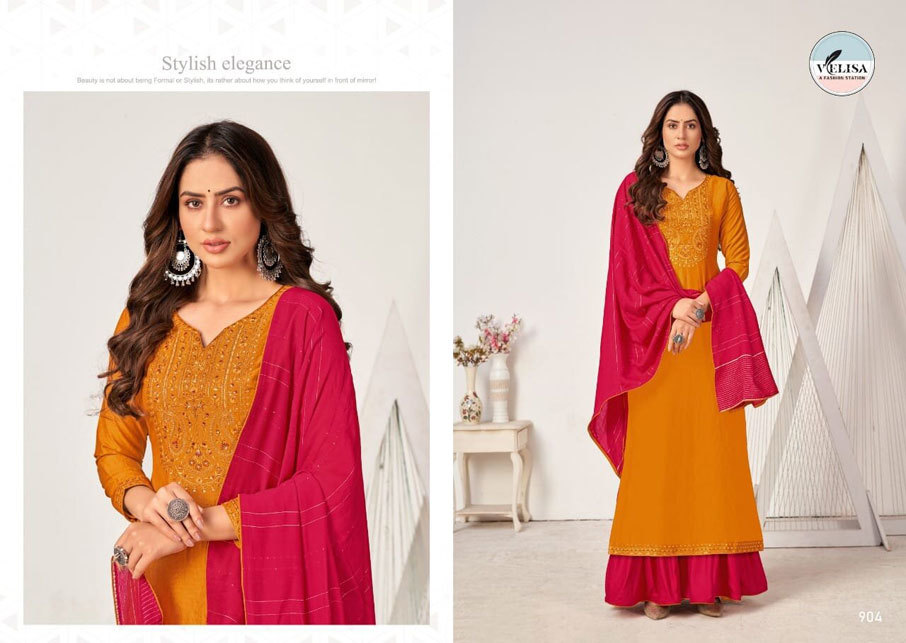 Embroidered Rayon Palazzo Salwar Suits