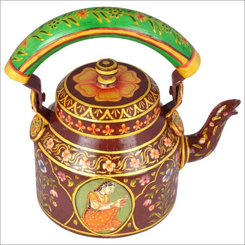 Handpainted Alluminium Kettle