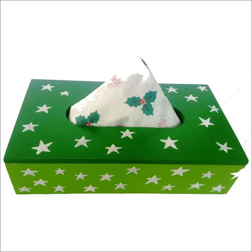 Handpainted Mdf Tissue Box