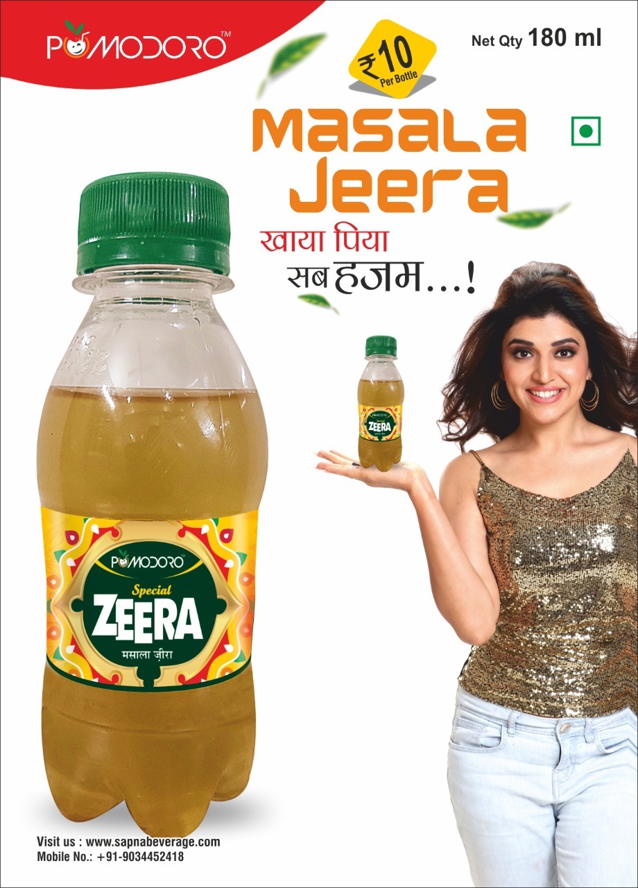 Jeera Drink - 250 Ml, 600 Ml, 2 Ltr | Alcohol Free, Contains Jeera Powder, 3 Months Shelf Life