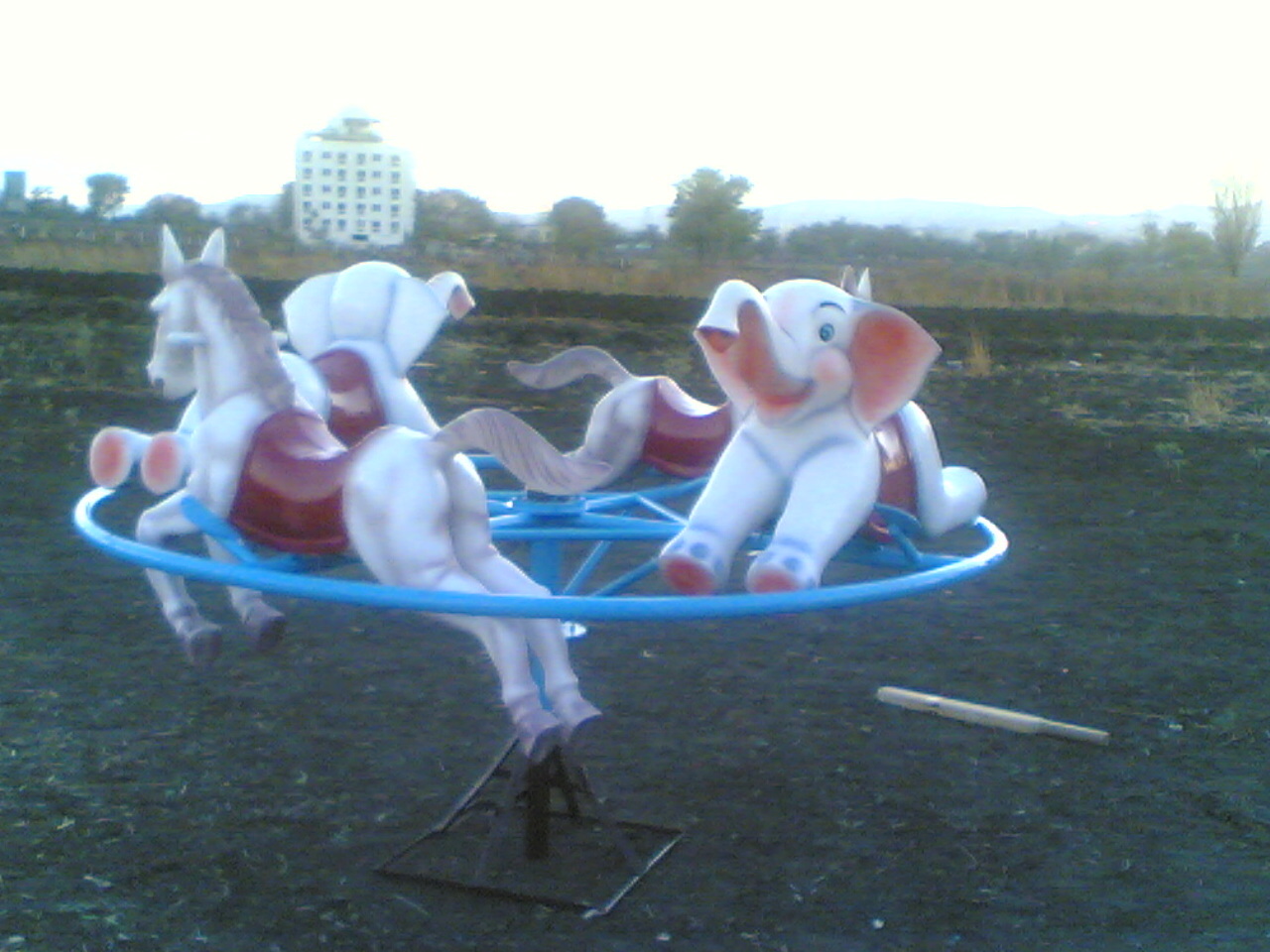 Park Accessories P13 Merry Go Round Horse Elephant