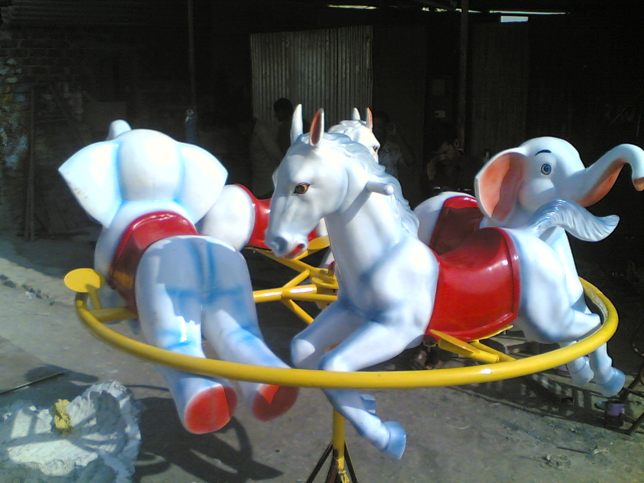 Park Accessories P13 Merry Go Round Horse Elephant
