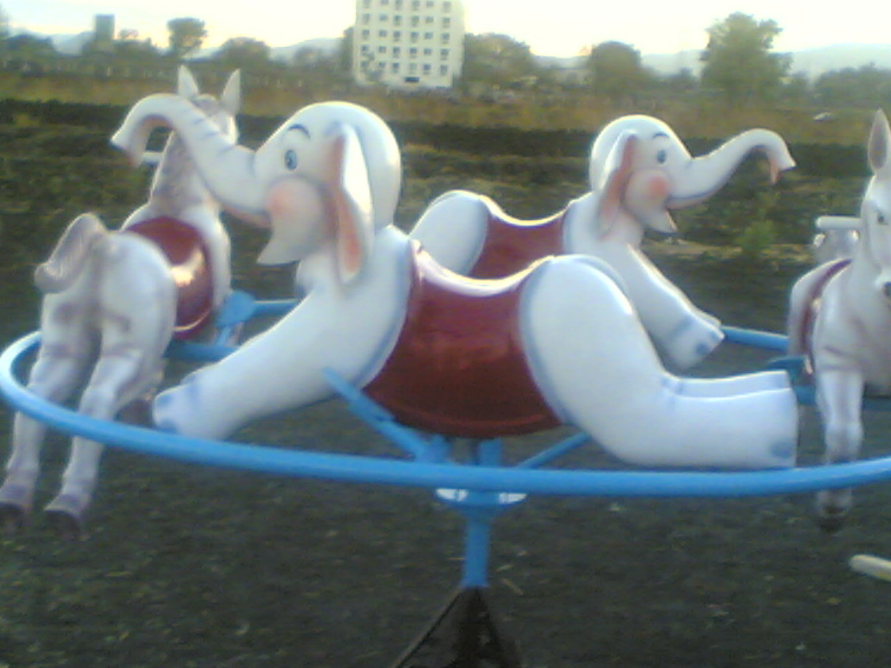 Park Accessories P13 Merry Go Round Horse Elephant