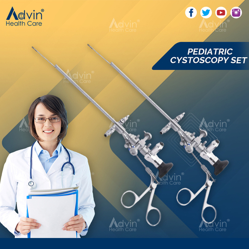 Manual Paediatric Cystoscope Set