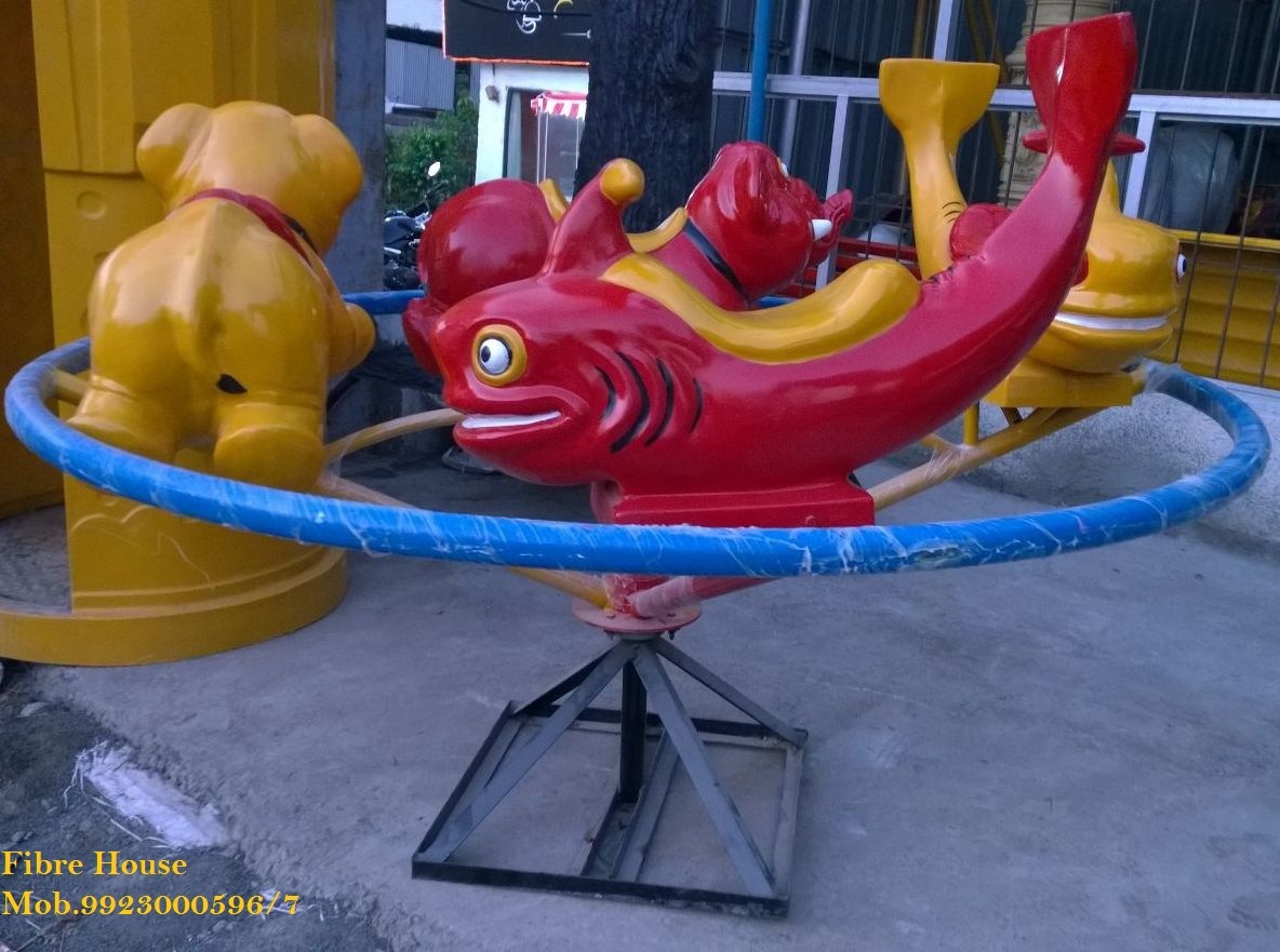Park Accessories P13a Merry Go Round Dolphin Elephant