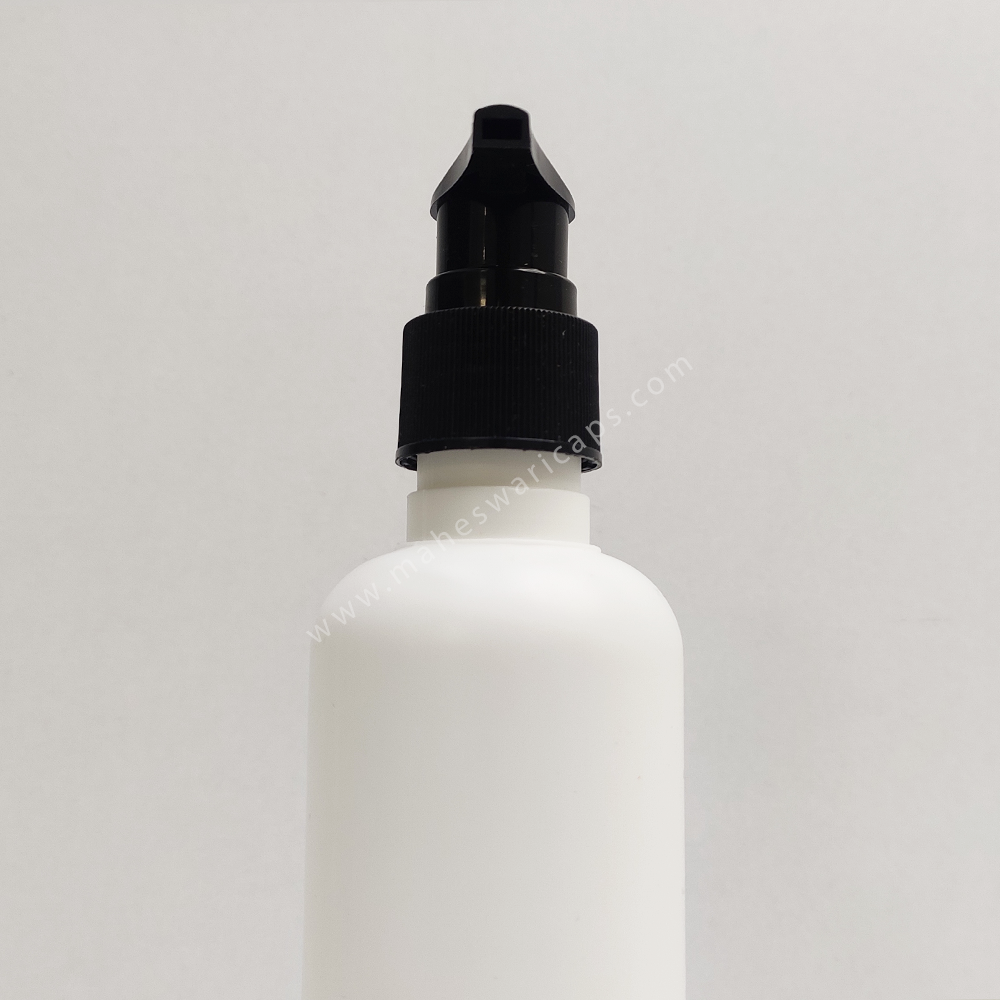 Hdpe Cosmetic Round Bottle 200ml - White Plastic, Diameter 24mm, Narrow Flip Top Lid, Suitable For Shampoo, Lotion, Hair Oil, Versatile Use