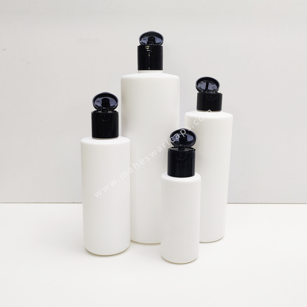500 Ml Sleek Bottle - Hdpe Material, Round Shape, Grey/brown/purple Color Options | Narrow Flip Top Lid, 500 Ml Capacity, Suitable For Chemical & Pharmaceutical Use