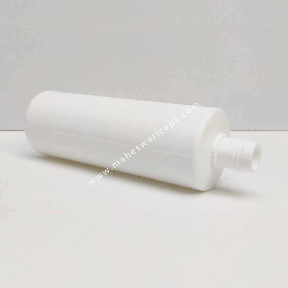 500 Ml Sleek Bottle - Hdpe Material, Round Shape, Grey/brown/purple Color Options | Narrow Flip Top Lid, 500 Ml Capacity, Suitable For Chemical & Pharmaceutical Use