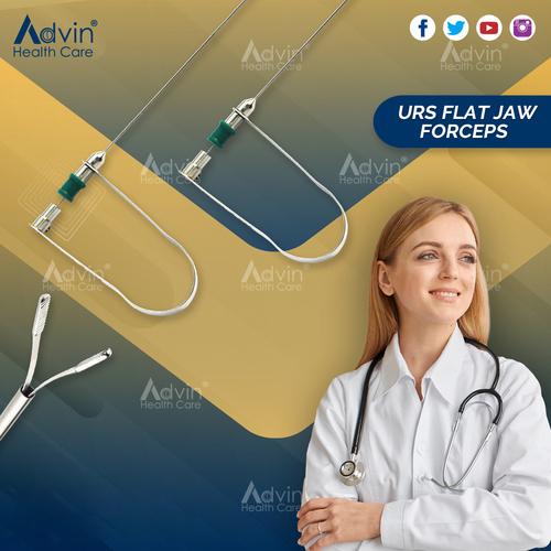 Manual Urs Flat Jaw Forceps