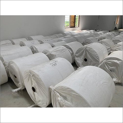 White Pp Woven Fabric Roll - Attributes: Shinny