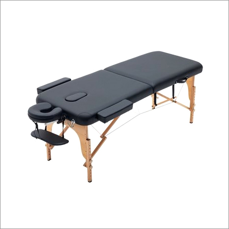 Cst Portable Massage Table - Beech Wood Frame, Extra Thick And Wide Design | Removable Headrest, Swing Hand Pallet, Two Rectangle Armrests, High-quality Pvc Leather