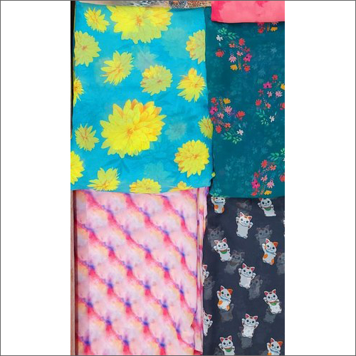 Printed Georgette Fabric - Printed Georgette, Various Colors Available | Hand Wash, Machine Wash, All Season Wear, Alluring Prints